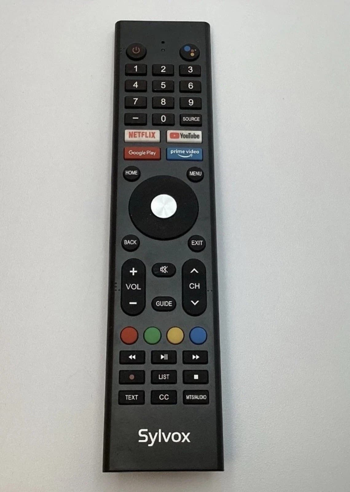 Sylvox Smart TV Remote - Google Assistant Netflix YouTube Prime Video -EN4601VN