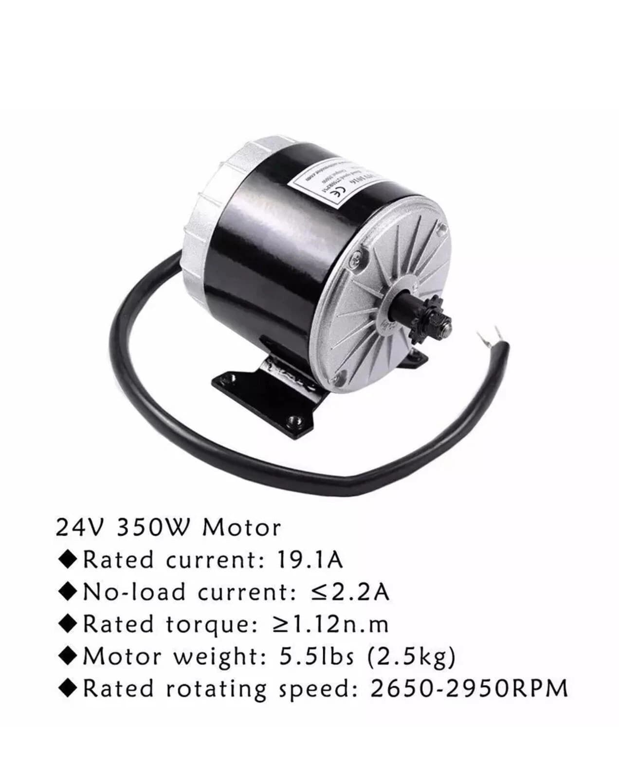 Razor W15130640148 Pocket 24V Brush Electric Motor Genuine OEM