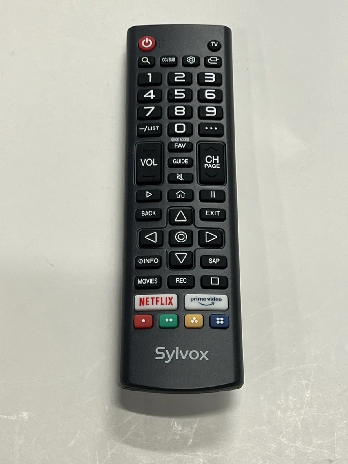 Sylvox OT43A2KHGD OT75A2KHGD OT65A2KHGD Outdoor TV Remote SYLVOX-OD-REM-USED