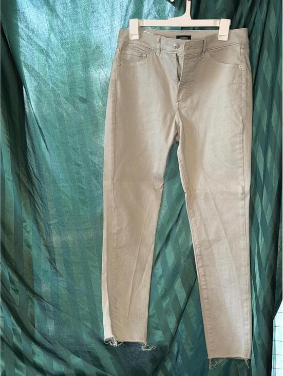 Express Skinny Jeans Mint Green Pastel Stretch Denim Pants