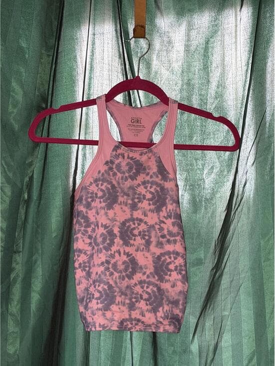 Athleta Girl Free Spirit Tankini Top - Pink Floral (Sz:L/12)
