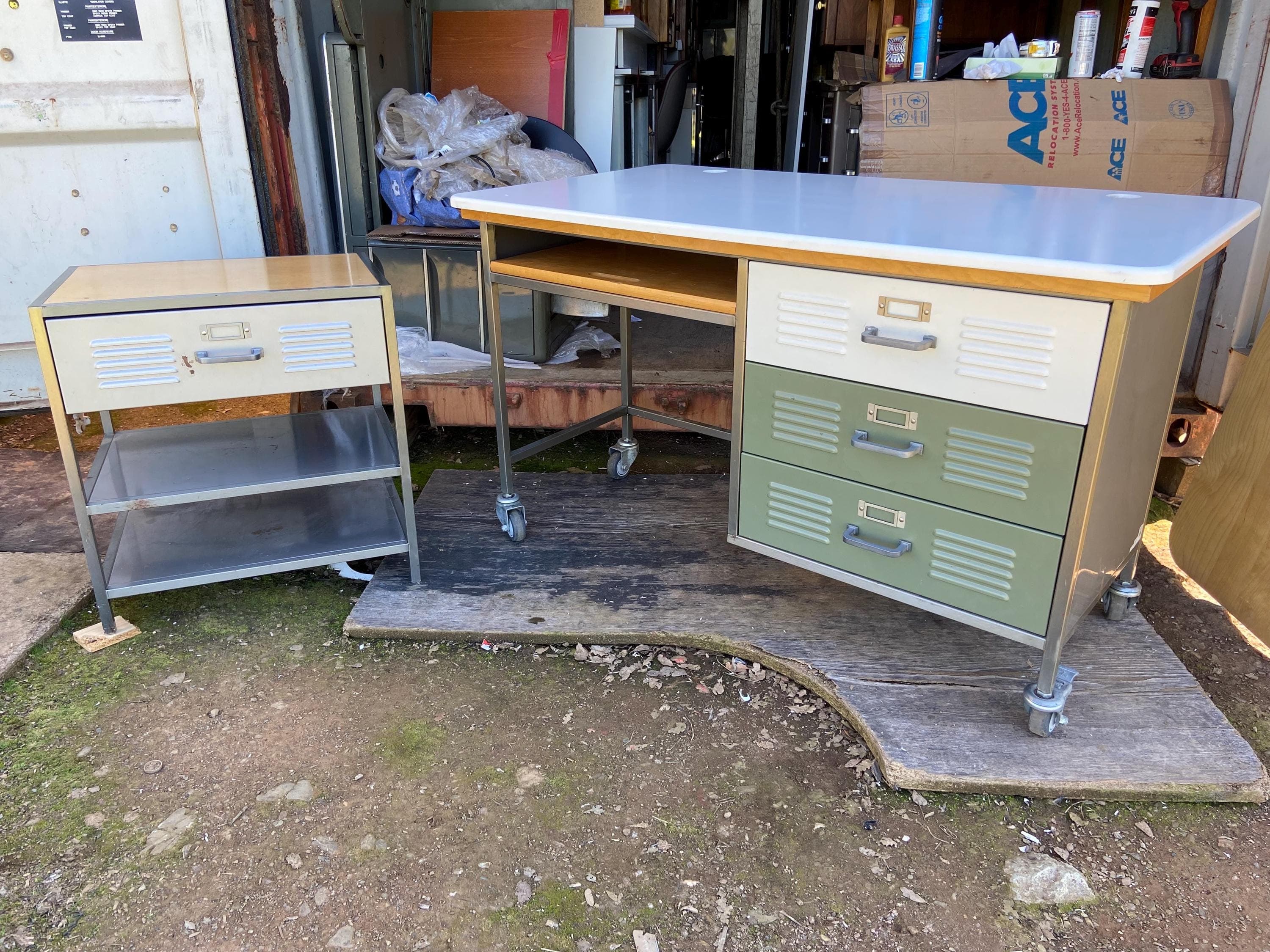 pottery barn desk set - Image 1