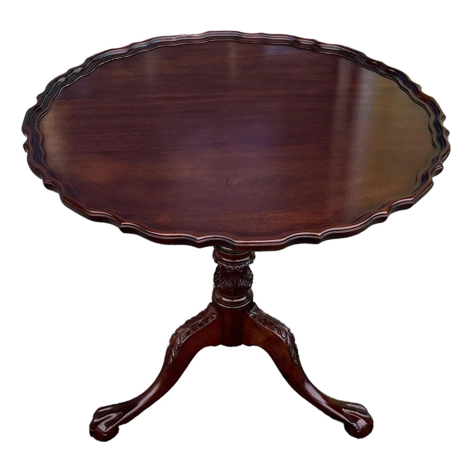 Craftique tilt-top pie crust table
