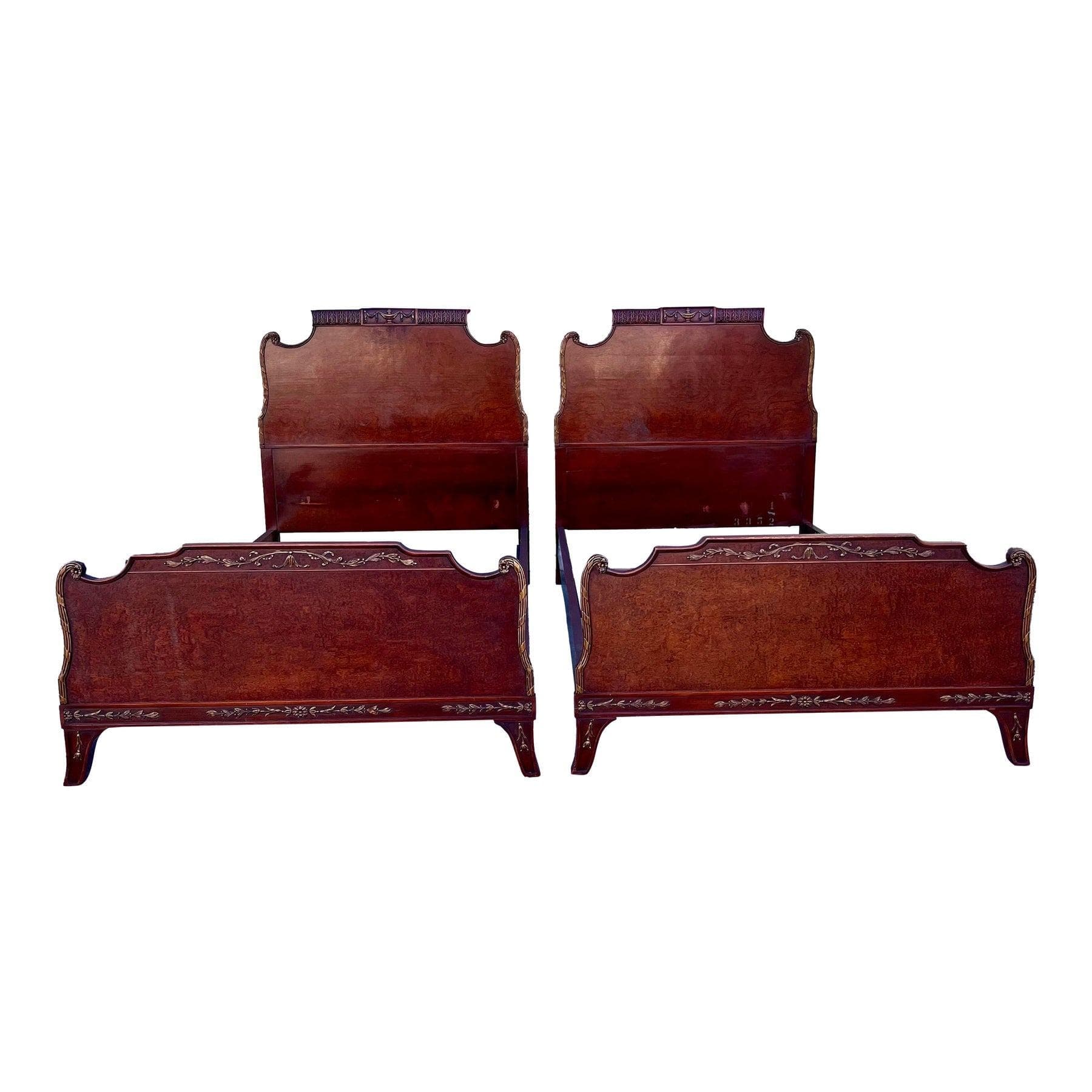 Pair of Romweber Twin Beds - Image 1