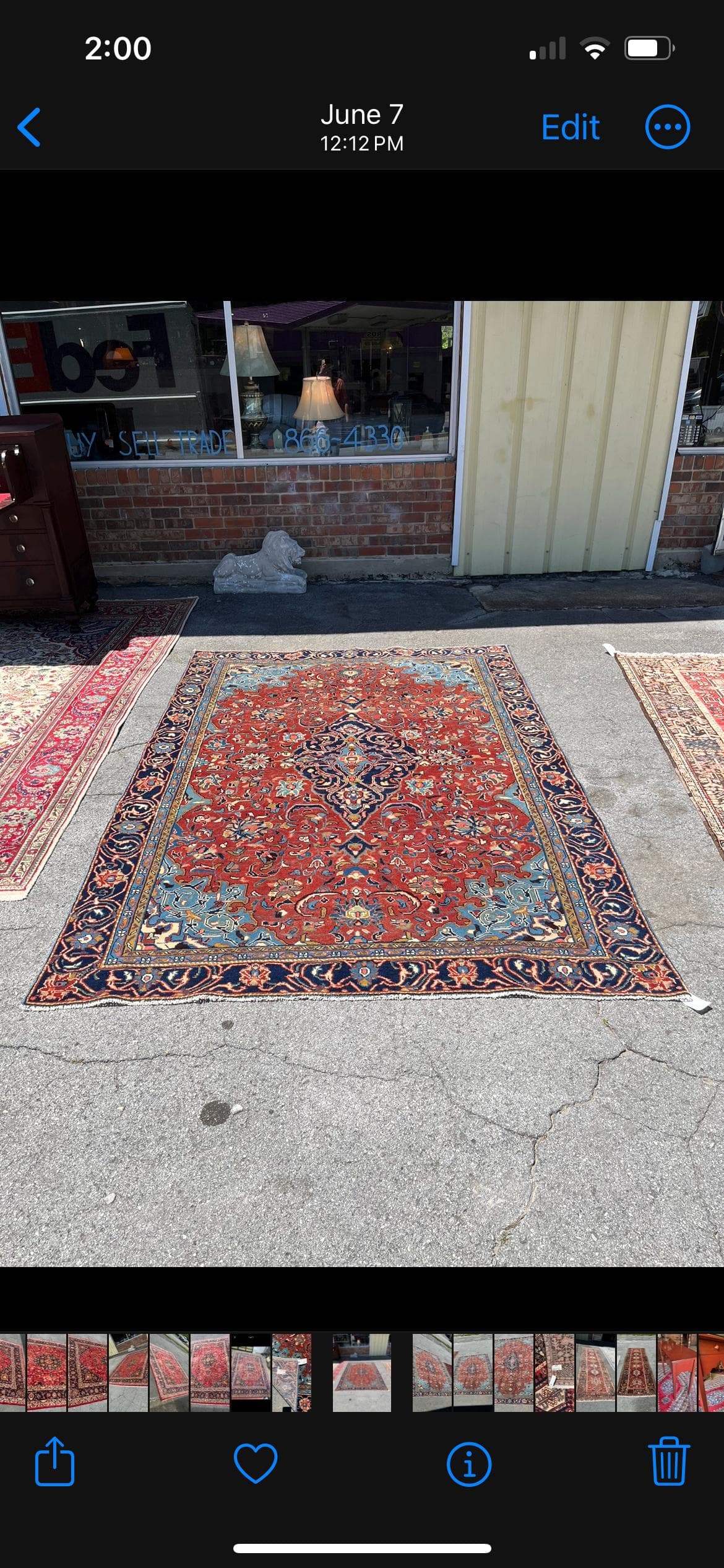 Handmade Veese Wool Rug