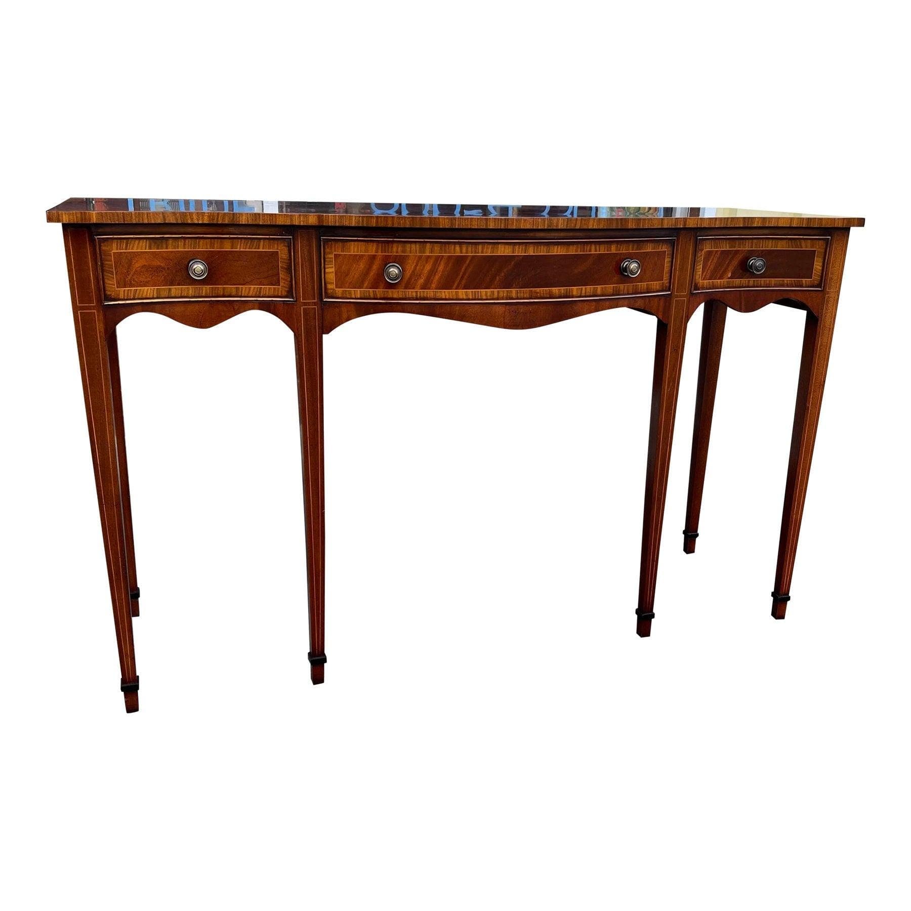 English Banded Mahogany Sideboard