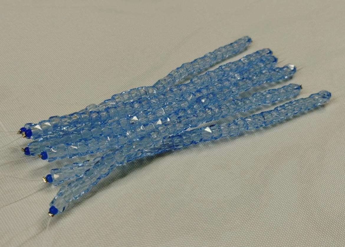 6mm Czech Fire Polished Baby Blue , Bols Beads Transparent Luster