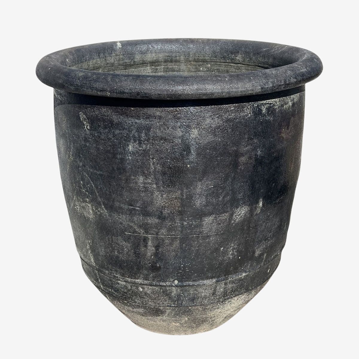 Vallea Black Earth Ware Pot - Image 1