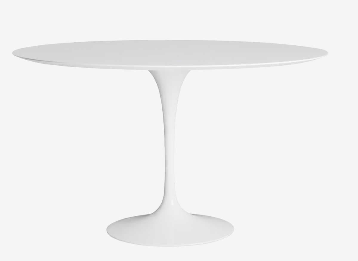 Tulip Saarinen Dining Table, Round 54" (White)