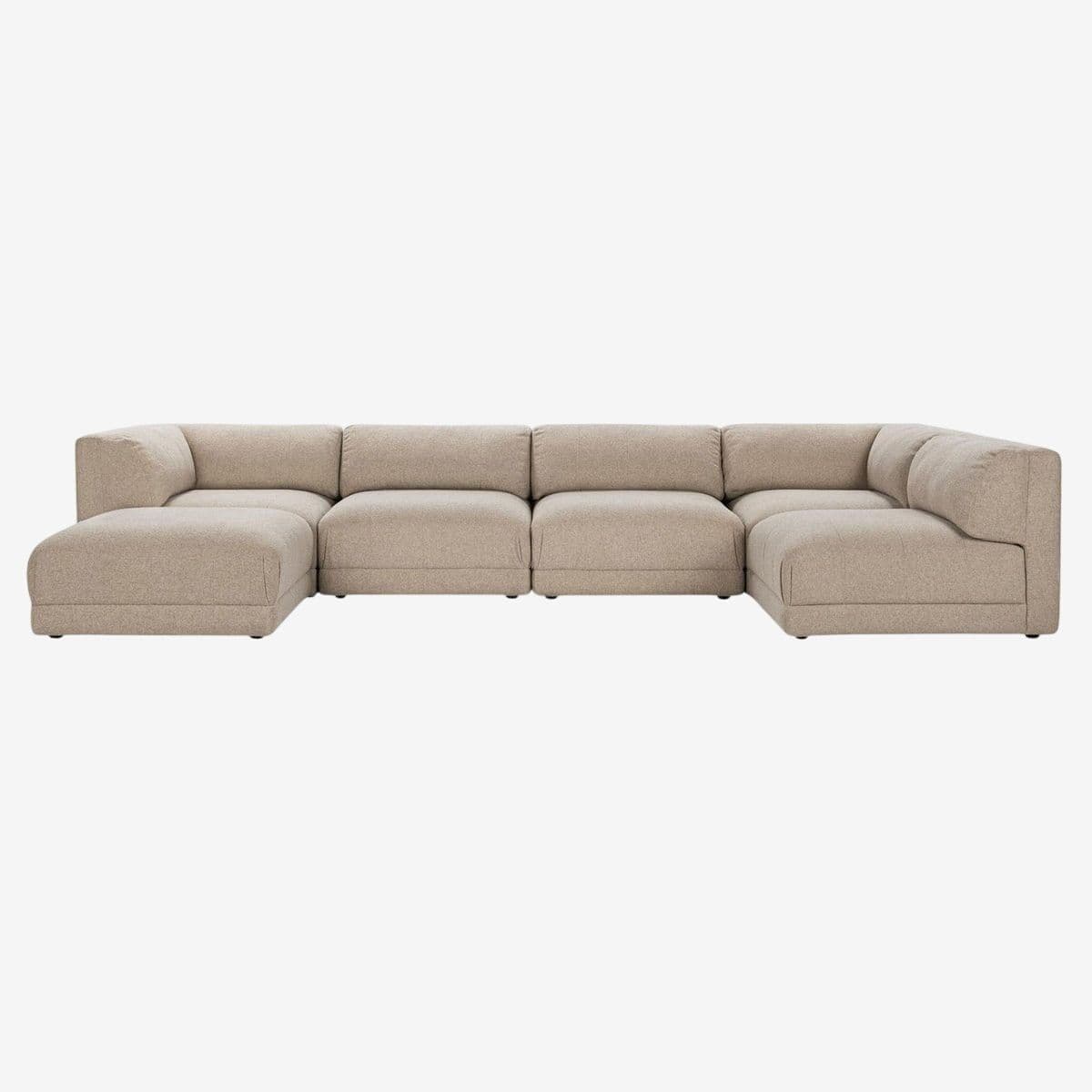 Brisa Soft Beige Sectional - Image 1
