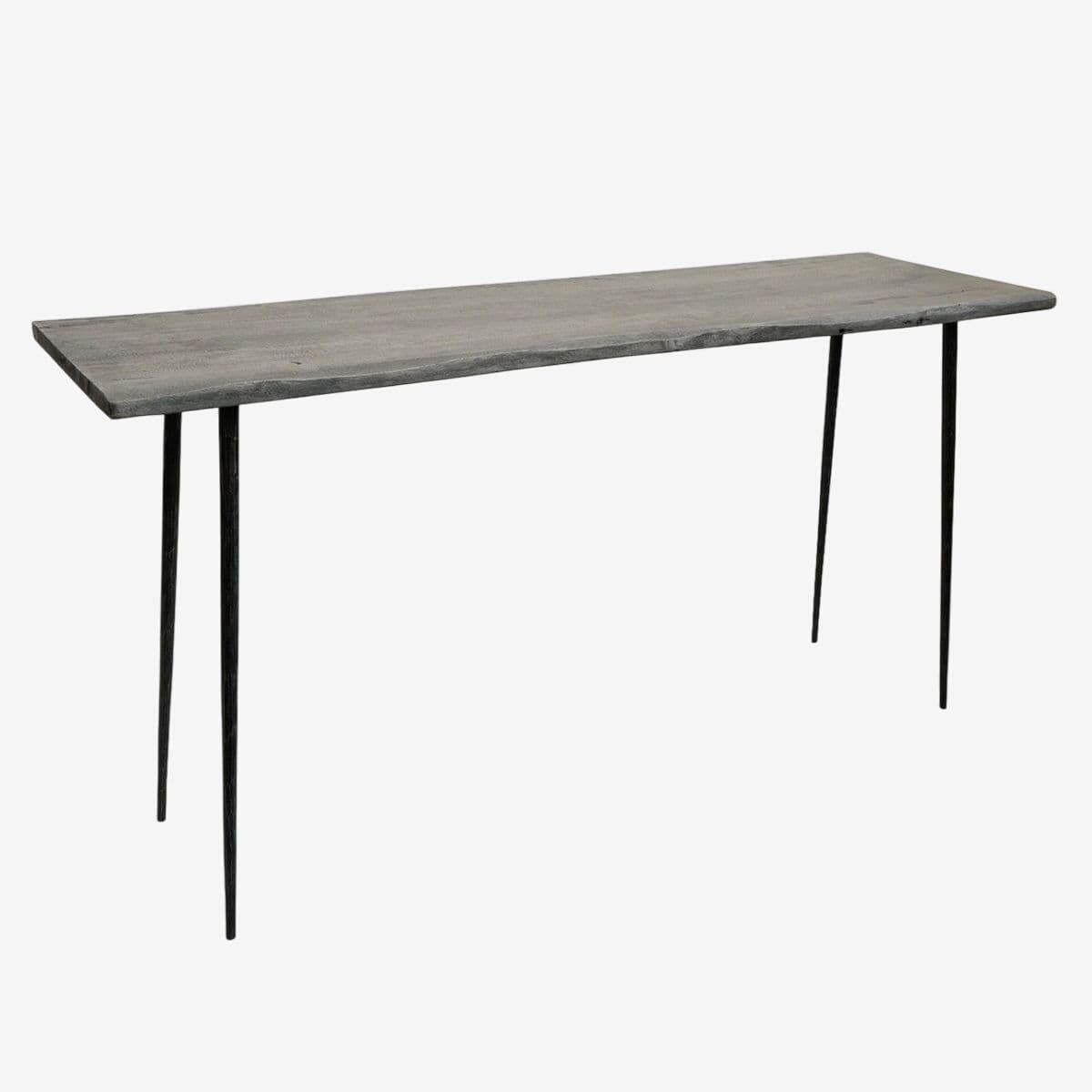 Grey Plank Simple Console Table - Image 1