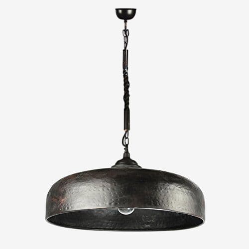 Farm Bronze Hammered Pendant Light - Image 1