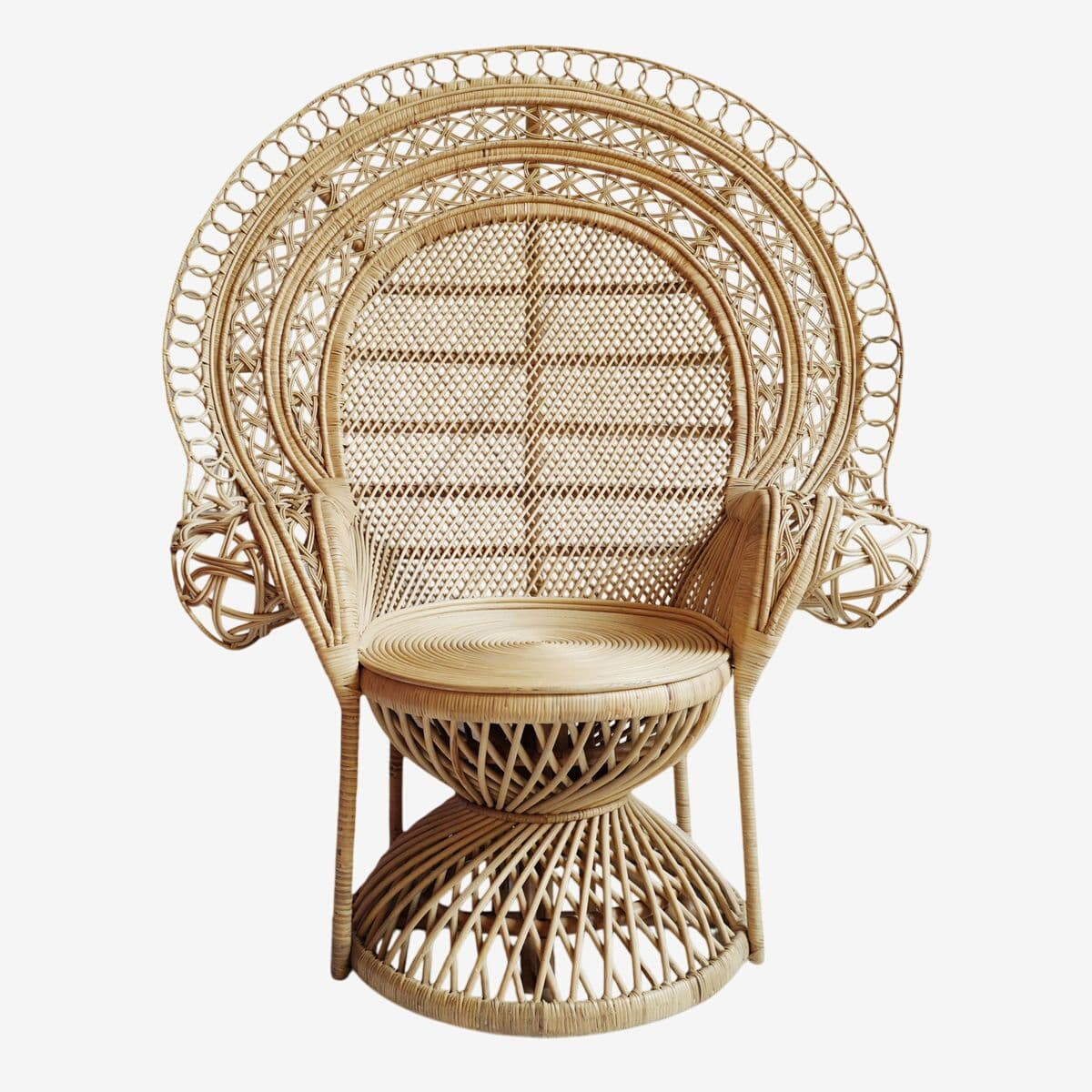 Grand Raw Peacock Chair - Image 1