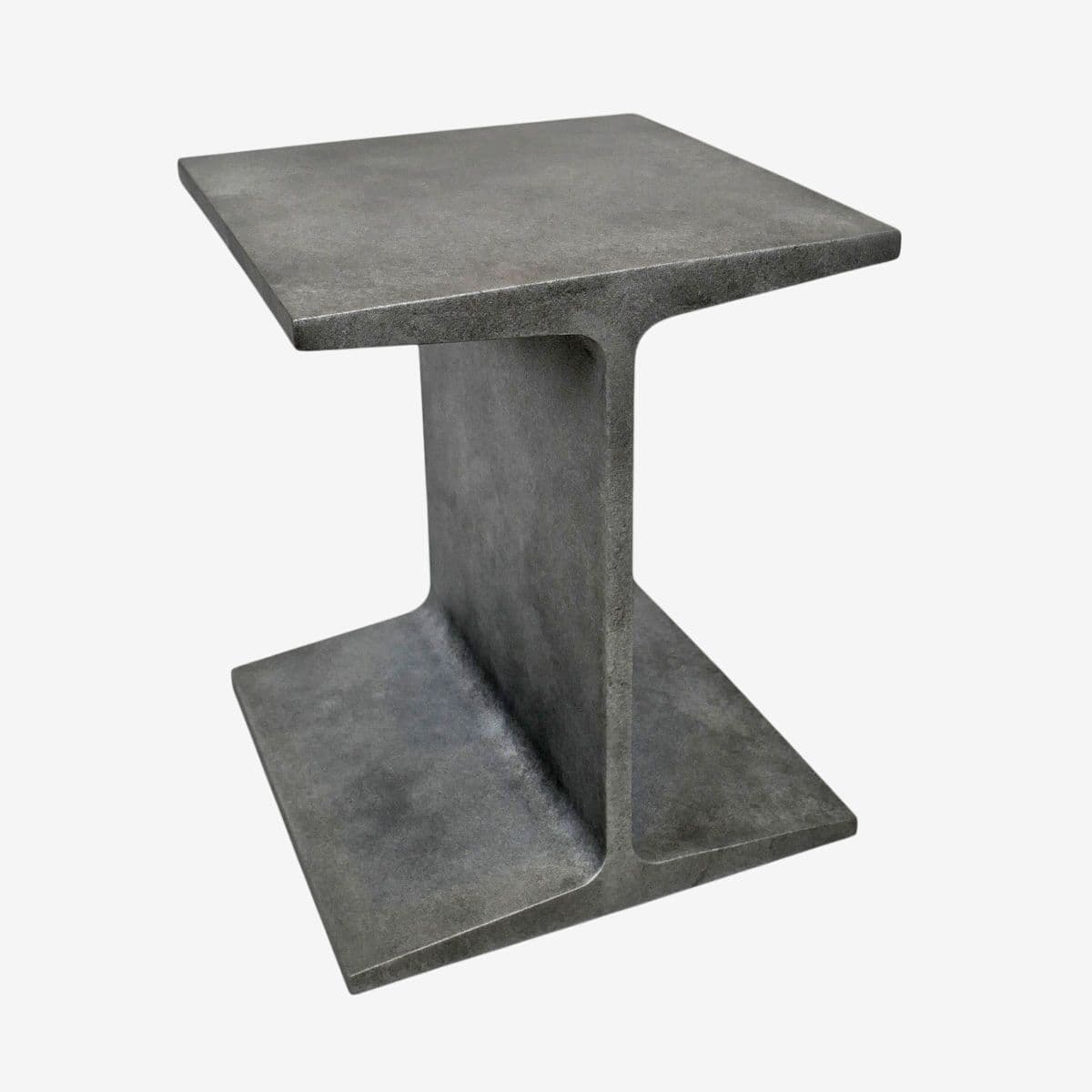 Steel Beam Slice Side Table - Image 1