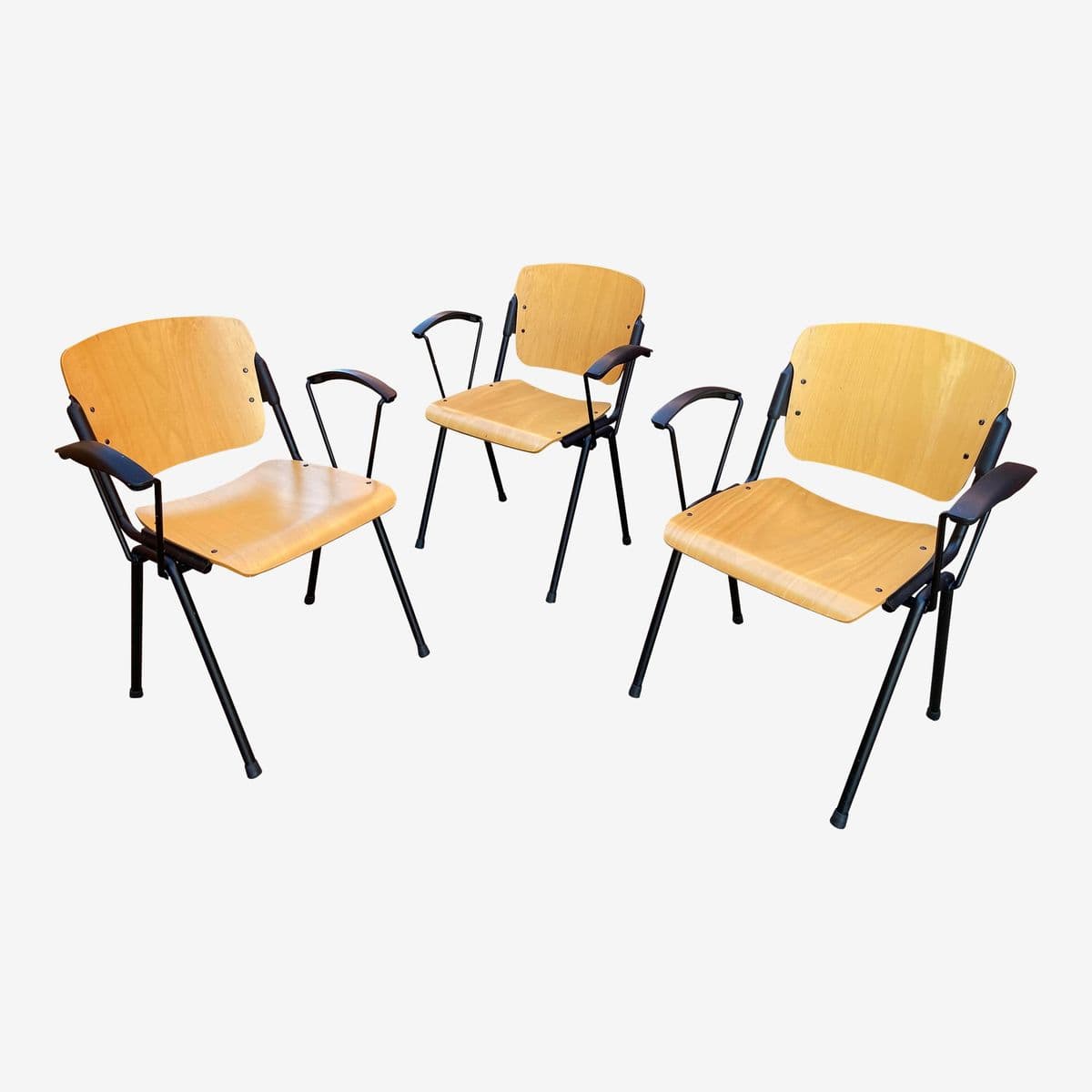 2000s Bentwood Armchairs - Set of 3 - Image 1