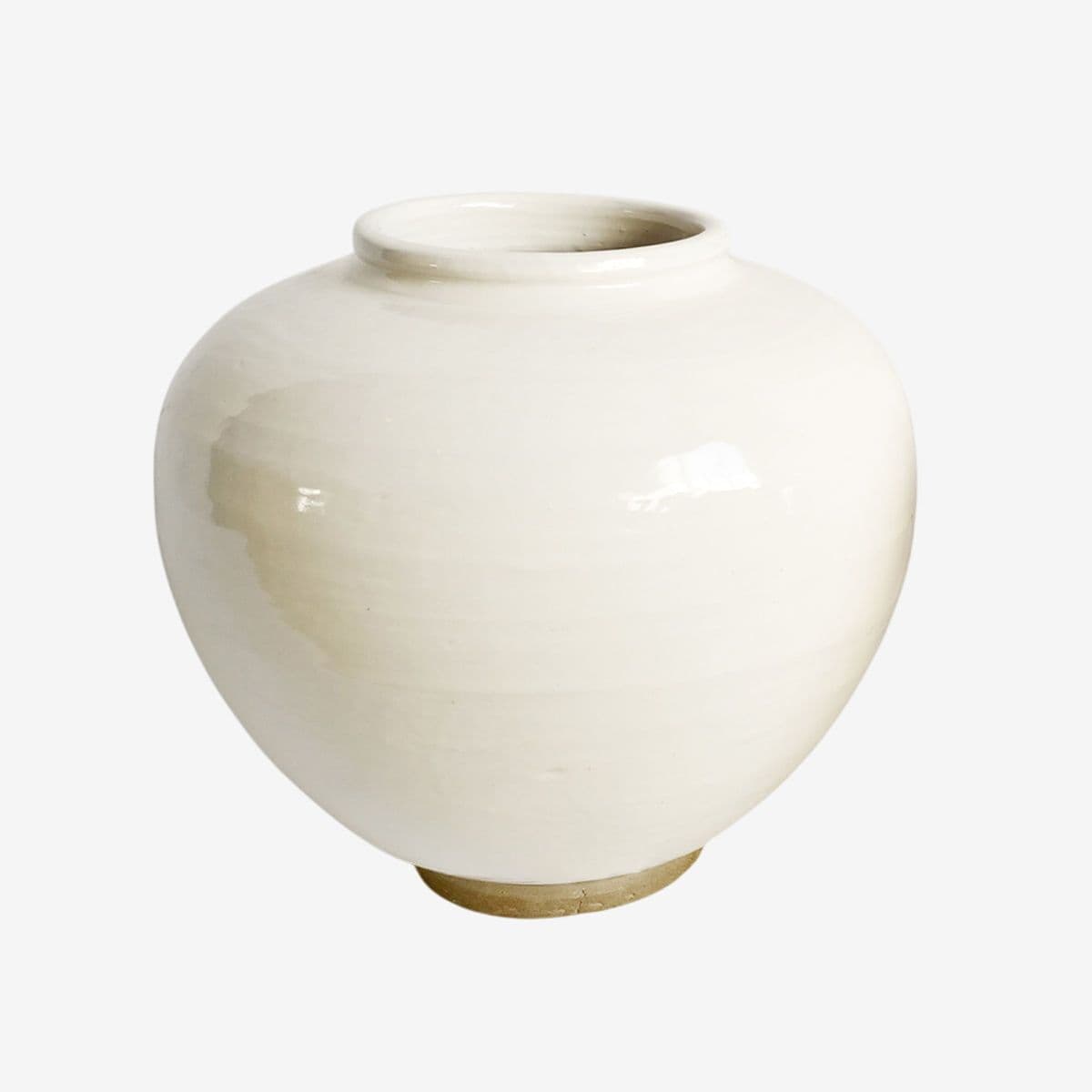 White Milk Ceramic Pear Pot - Image 1