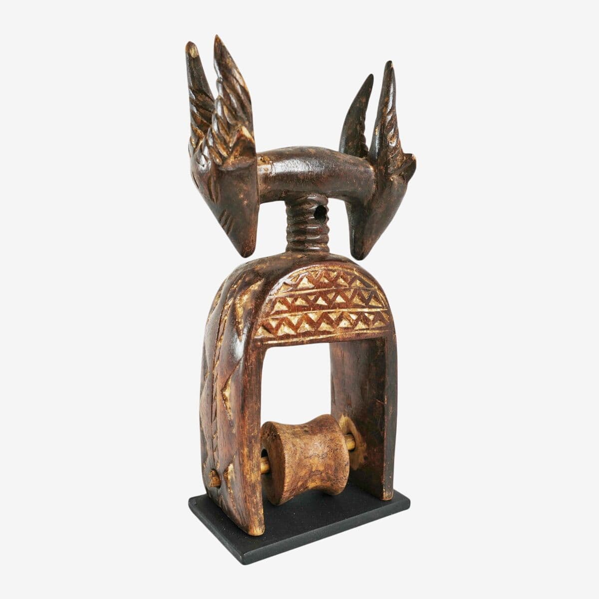 Antique Antelope Heddle Pulley - Image 1