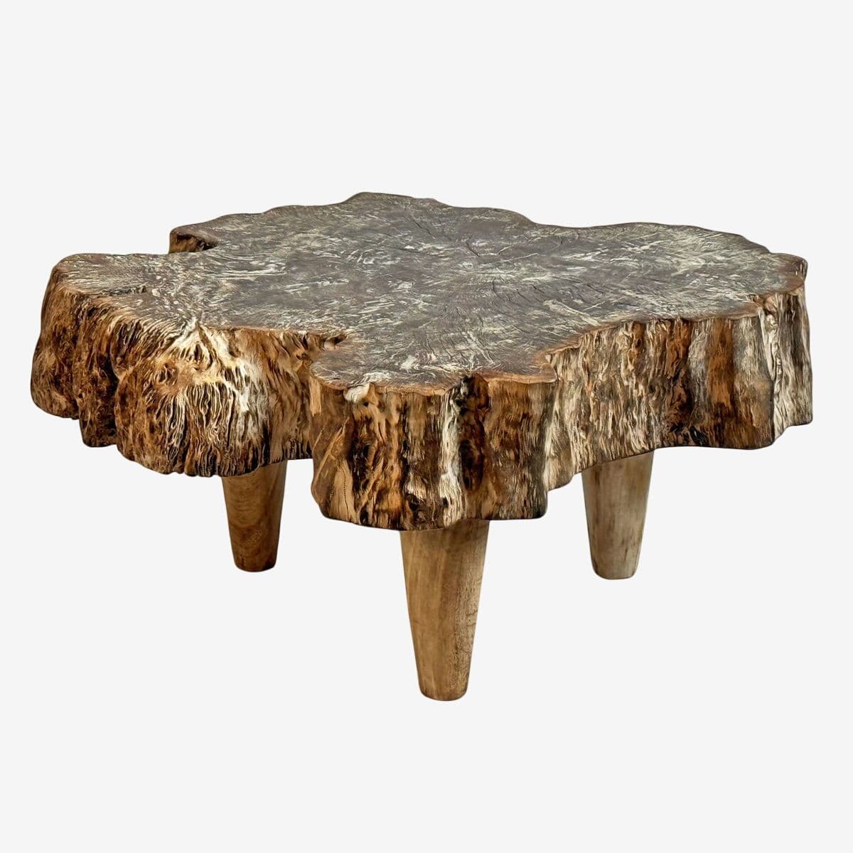 Organic Lychee Wood Coffee Table - Image 1