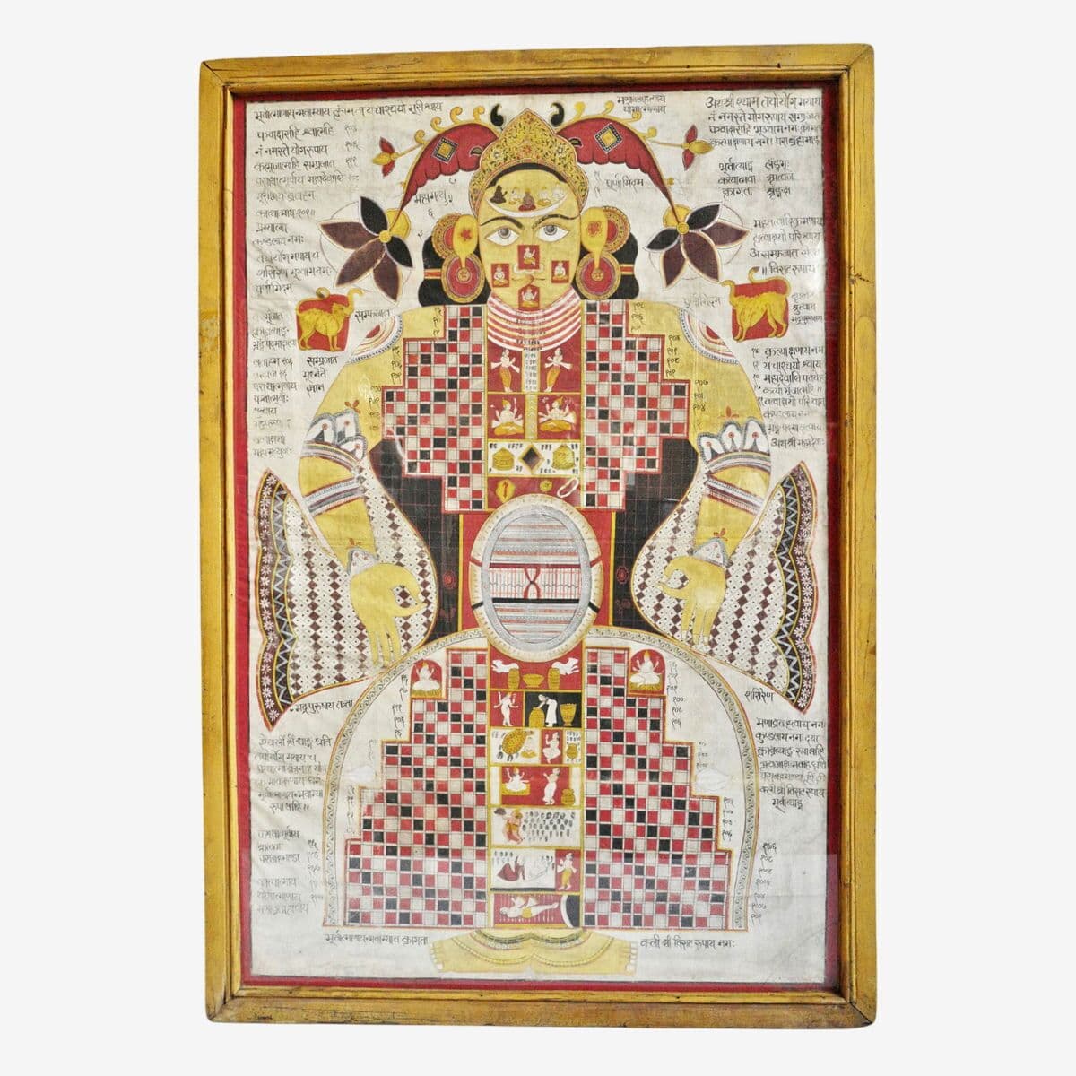 Antique Jain Loknath Cosmology Painting - Image 1