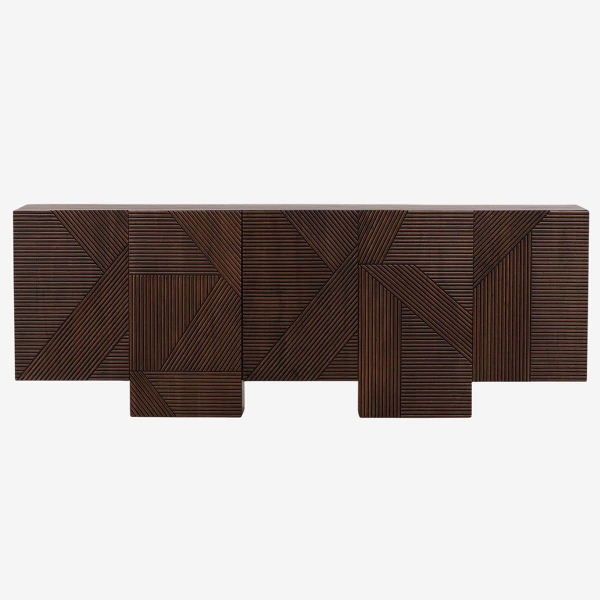 Walnut Stain Escher Mod Sideboard - Image 1