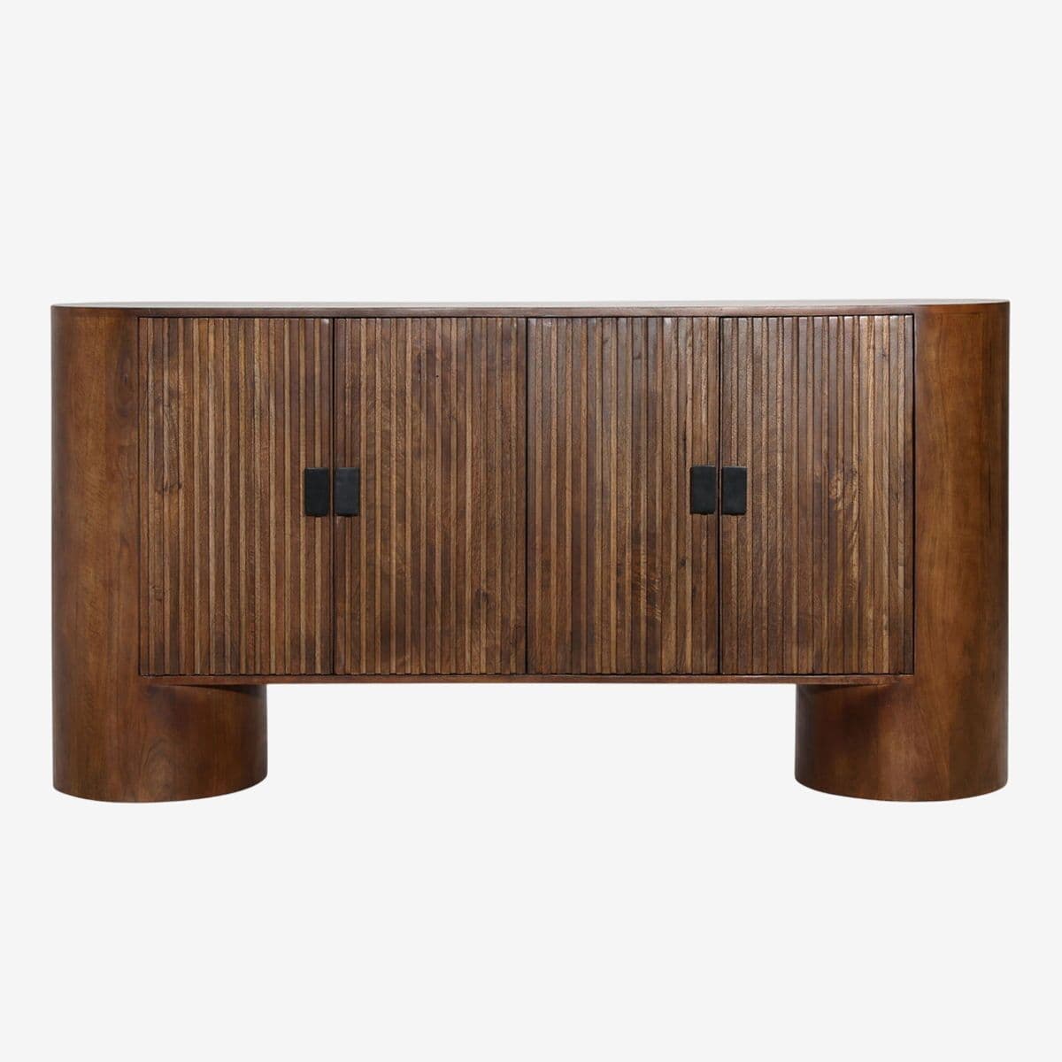 Oval Rounded Chestnut Sideboard - Image 1