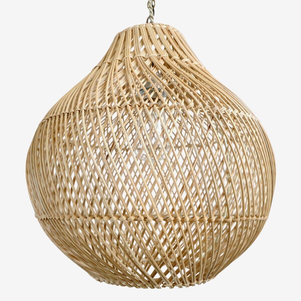 Natural Wicker Bawang Pendant Light Large - Image 1
