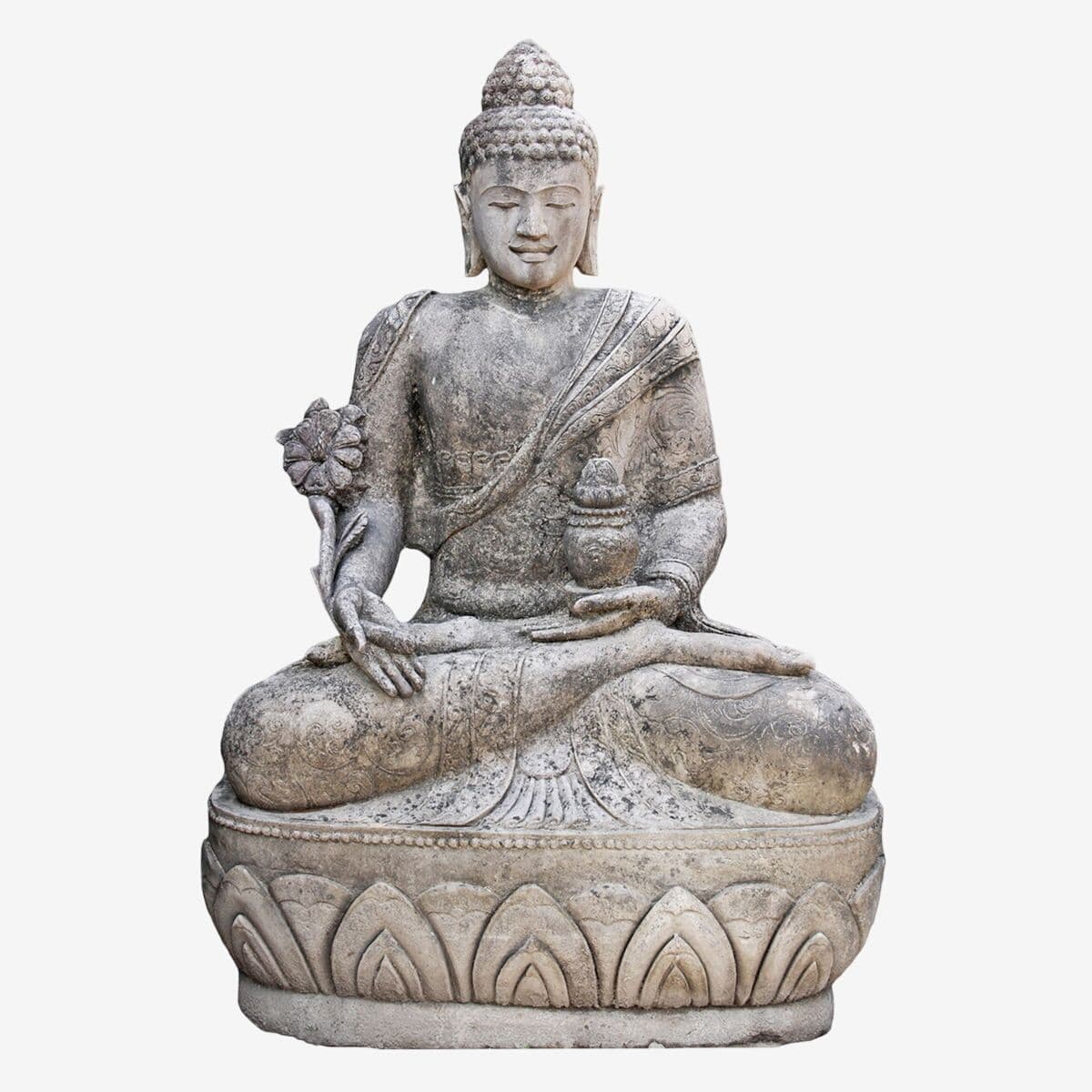 Sitting Medicine Buddha Garden Statue - Image 1