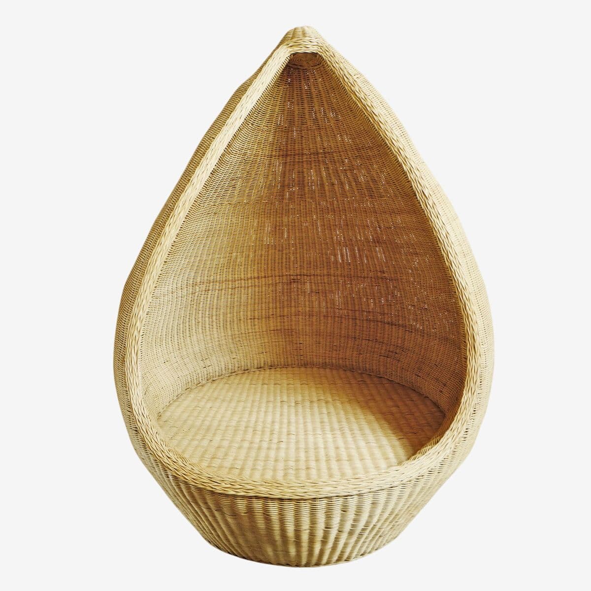 Raw Wicker Pod Chair - Image 1