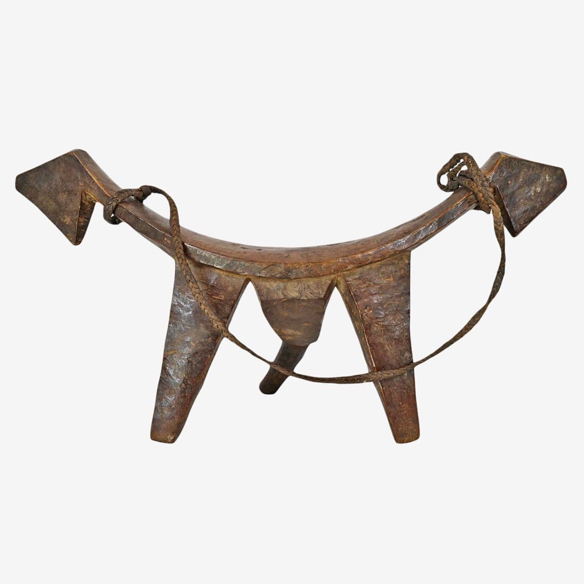 Vintage Dinka Sudan Headrest - Image 1
