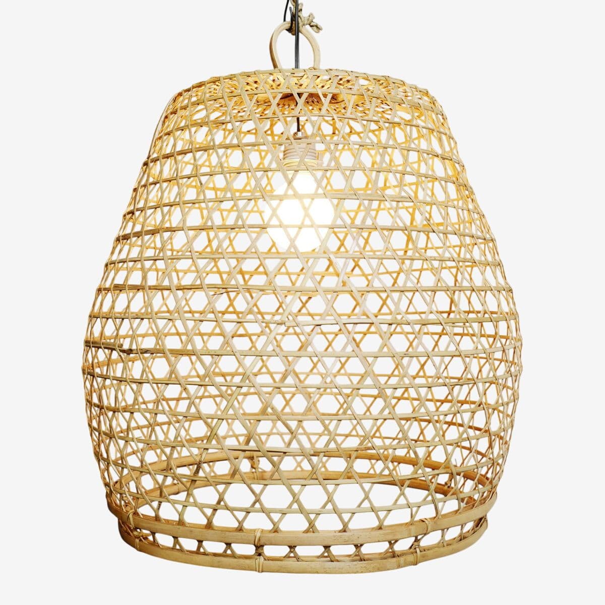 Flat Top Fish Basket Lantern Large - Image 1