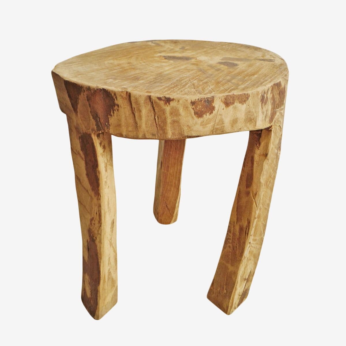 Rustic Naga Three Leg Wood Table - Image 1