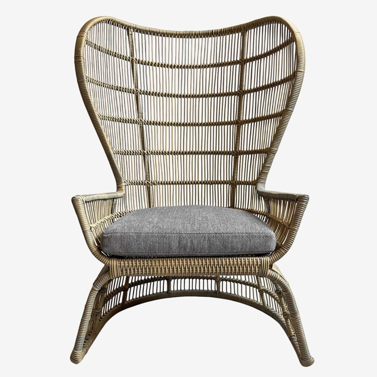 Outdoor Faux Rattan Bawang Chair - Image 1