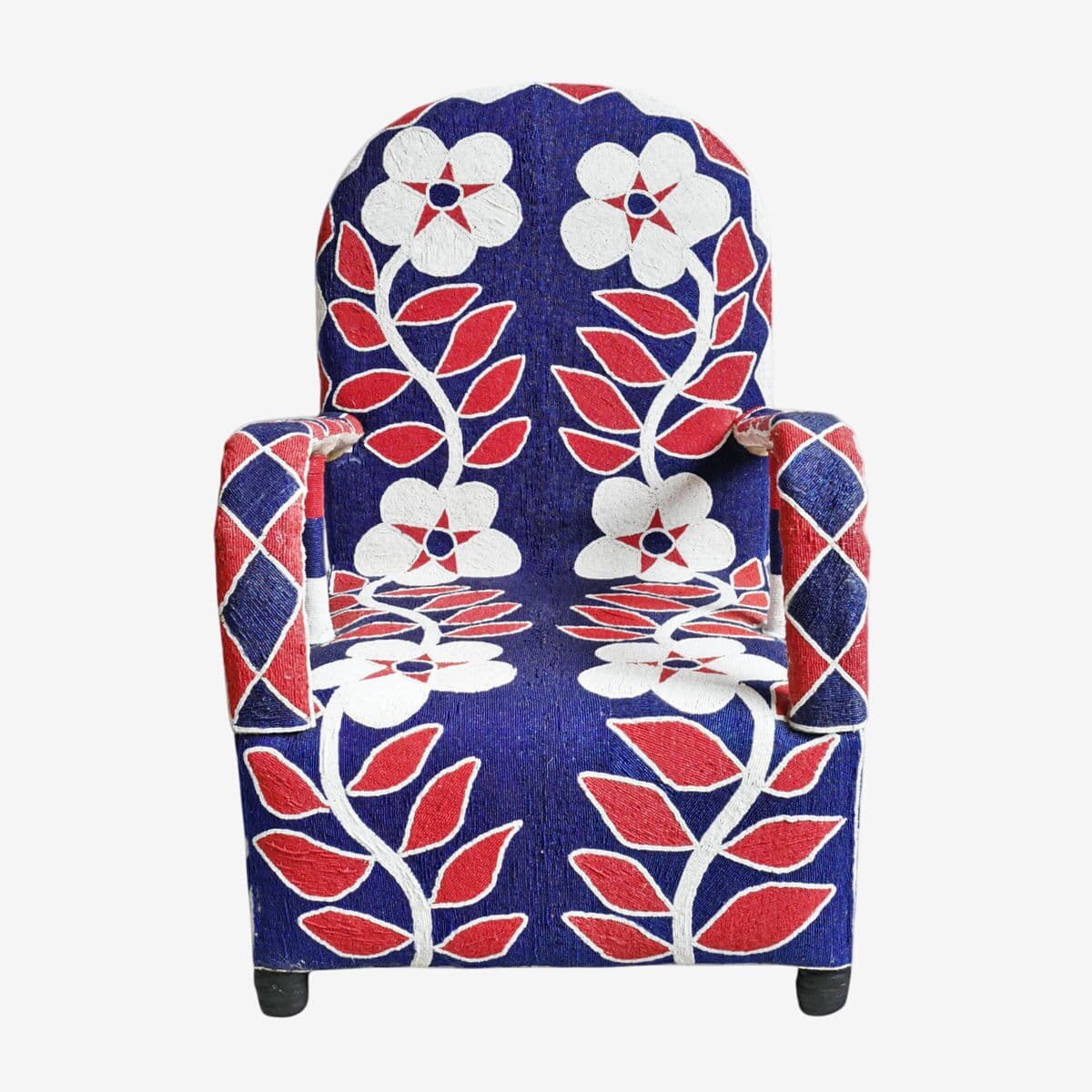 Yoruba Beaded Chair - Image 1