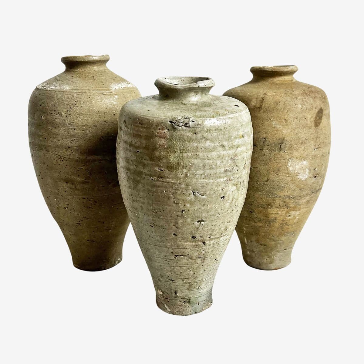Antique Ceramic Java Vase - Image 1