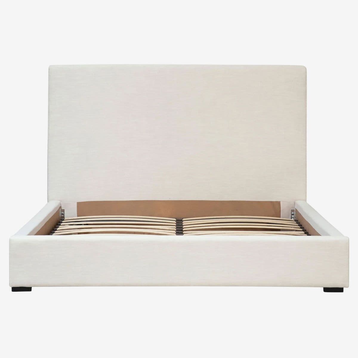 Winter White Upholstered King Bed - Image 1