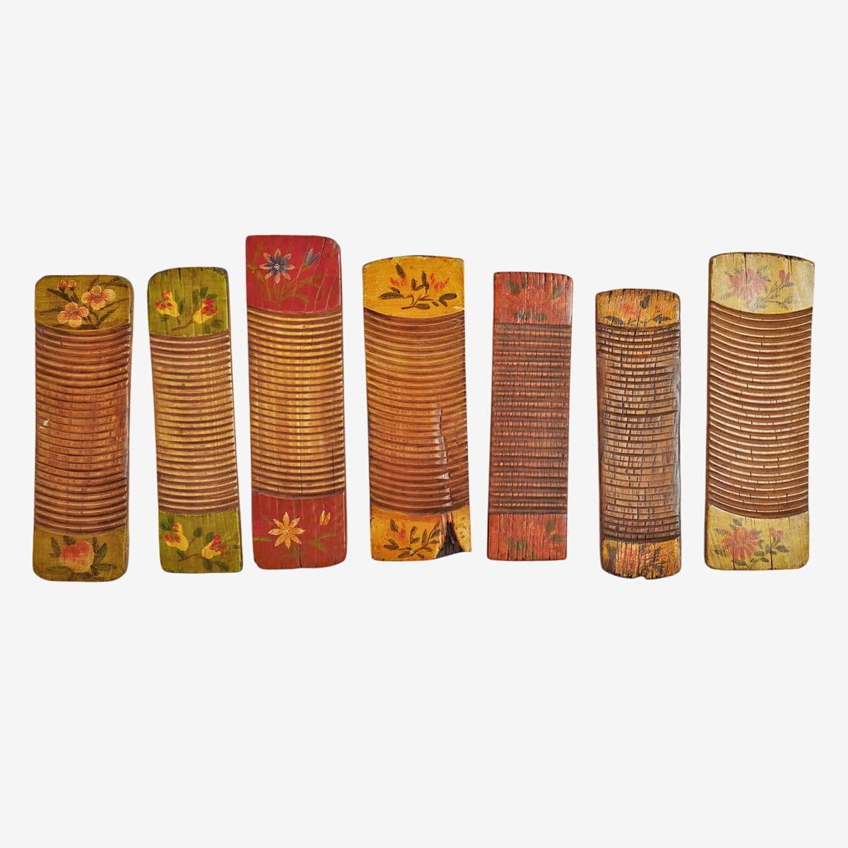 Vintage Painted Chinese Washboard - Image 1