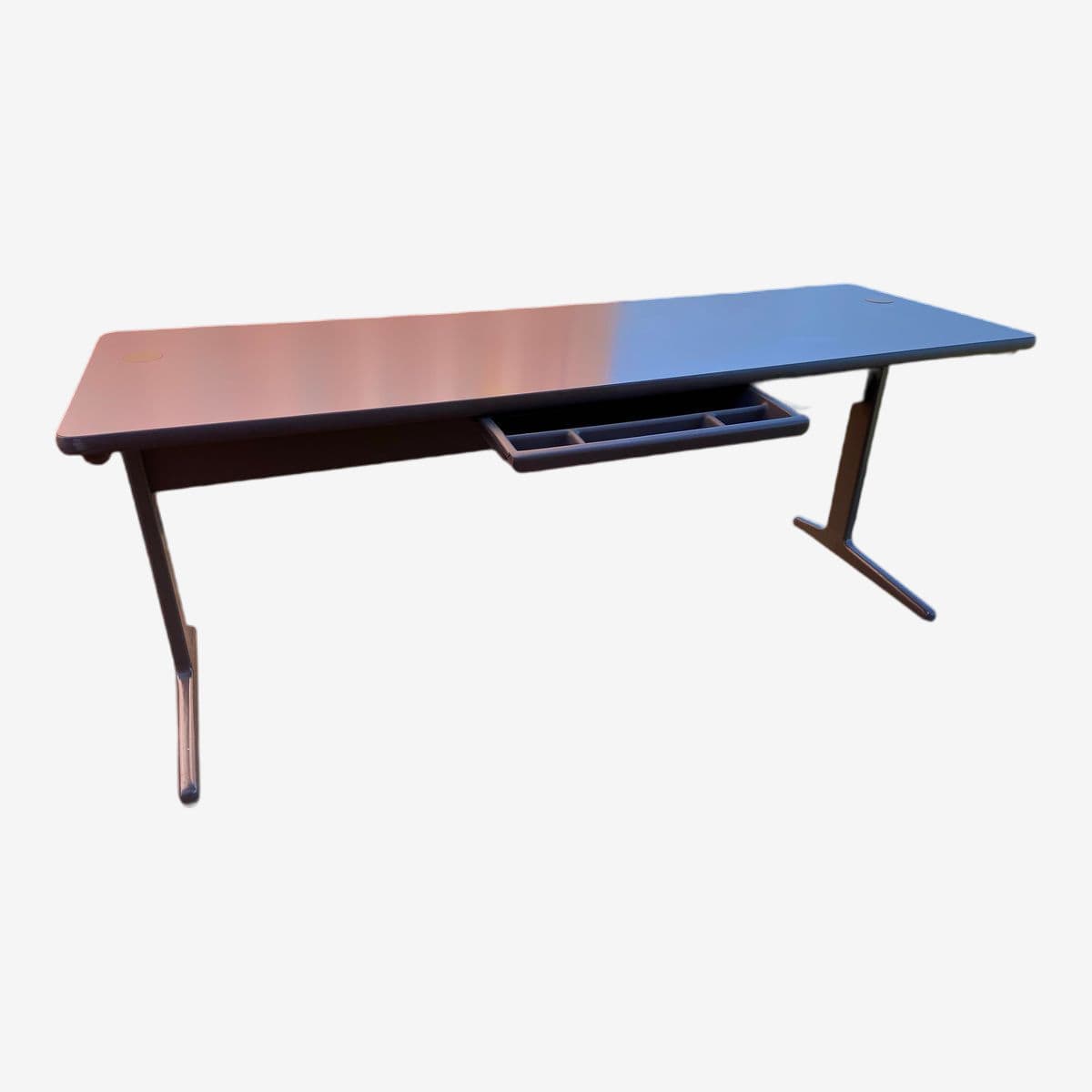 1980s Vintage Mid Century Modern Herman Miller George Nelson Style Desk Unmarked - Image 1