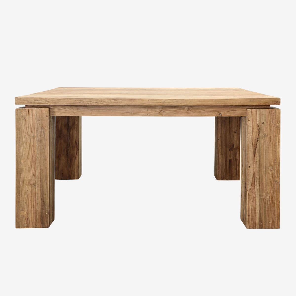 Huxley Outdoor Square Teak Dining Table - Image 1