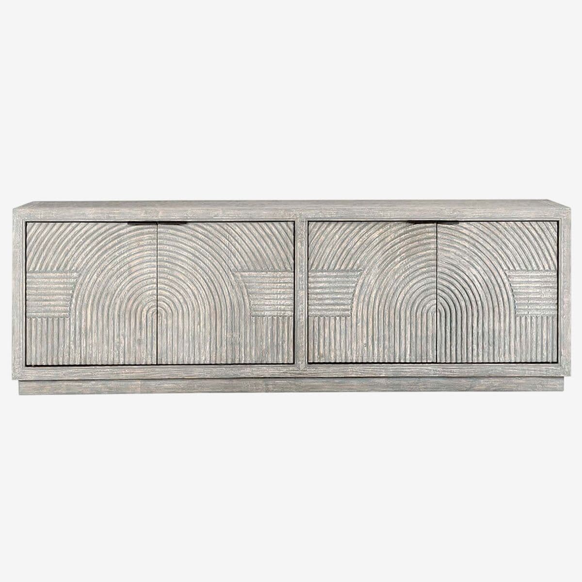 Grey Cream Wash Deco Sideboard - Image 1