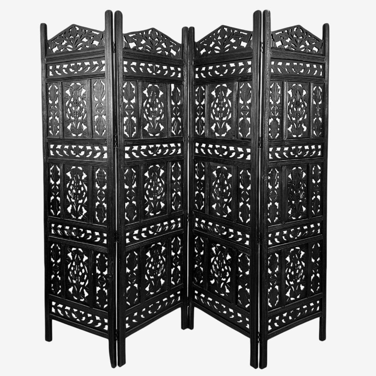 Black Stain Folding Screen - Image 1