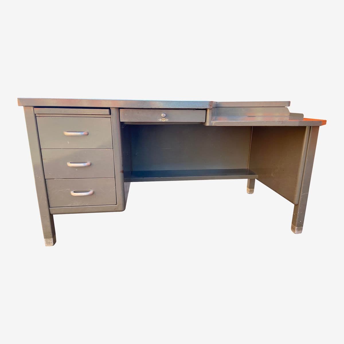 Vintage Art Metal Tanker Desk - Image 1