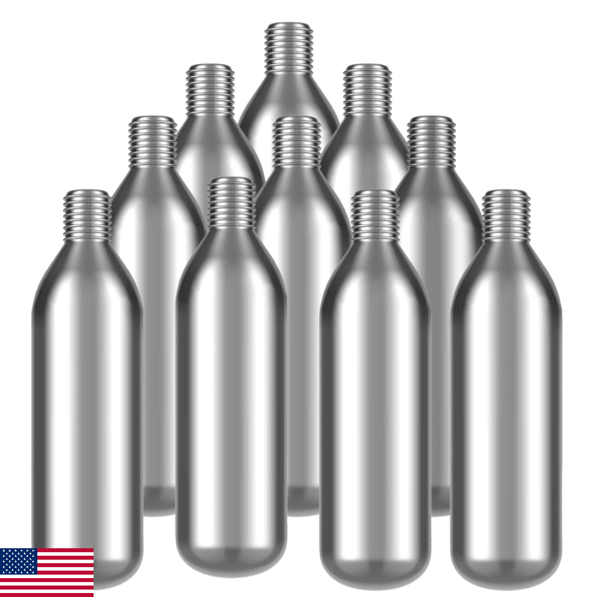 GreatWhip Argon Gas Capsules Compatible with Wine Preservation Systems (10 Packs - Image 1
