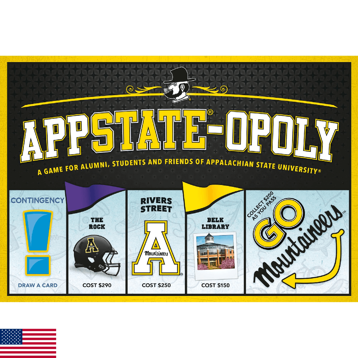 Late for The Sky App State-Opoly Board Game – Appalachian State University Campu - Image 1